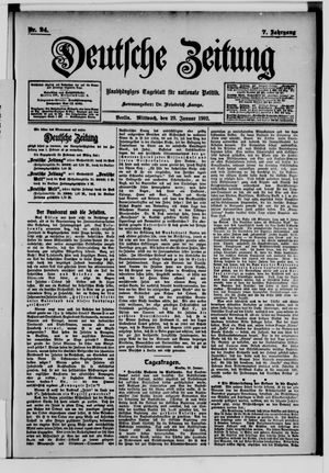 Deutsche Zeitung vom 29.01.1902