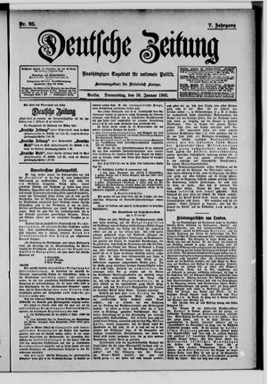 Deutsche Zeitung vom 30.01.1902