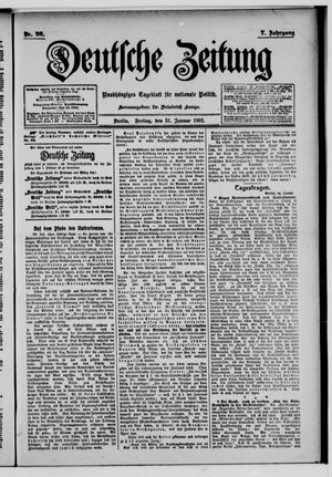 Deutsche Zeitung vom 31.01.1902