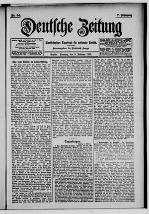 Deutsche Zeitung vom 09.02.1902