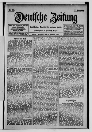 Deutsche Zeitung on Feb 12, 1902