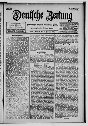 Deutsche Zeitung vom 19.02.1902