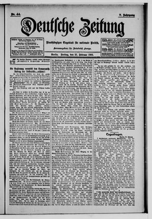 Deutsche Zeitung vom 21.02.1902