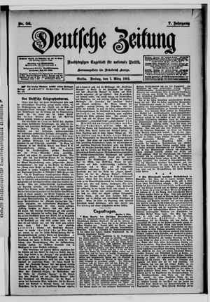 Deutsche Zeitung vom 07.03.1902