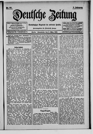 Deutsche Zeitung vom 08.03.1902