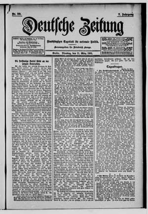 Deutsche Zeitung vom 11.03.1902