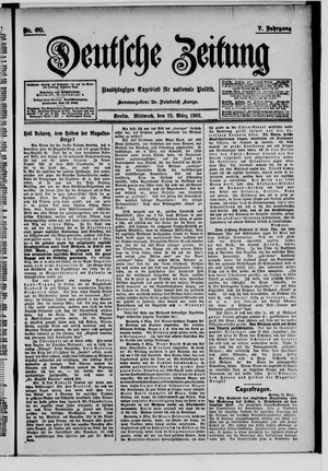 Deutsche Zeitung on Mar 12, 1902