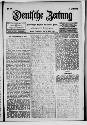 Deutsche Zeitung vom 03.04.1902