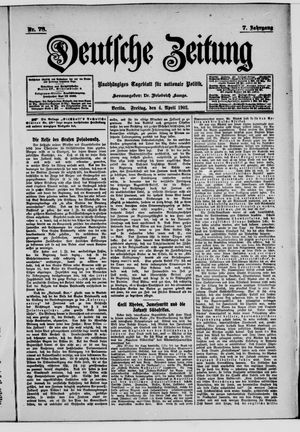 Deutsche Zeitung vom 04.04.1902