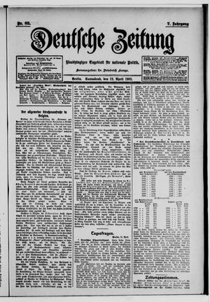 Deutsche Zeitung vom 12.04.1902