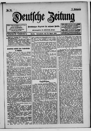 Deutsche Zeitung vom 19.04.1902