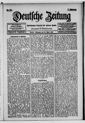 Deutsche Zeitung vom 23.04.1902