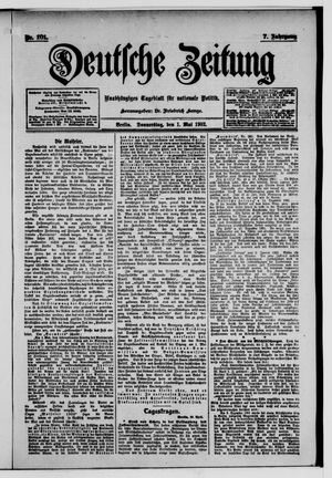 Deutsche Zeitung vom 01.05.1902