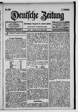 Deutsche Zeitung vom 02.05.1902