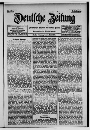 Deutsche Zeitung vom 04.05.1902