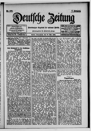 Deutsche Zeitung vom 10.05.1902