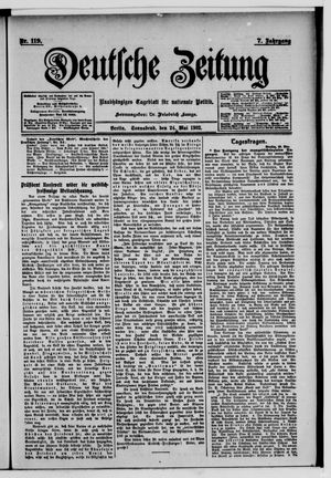 Deutsche Zeitung vom 24.05.1902