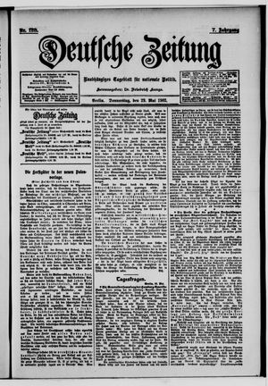 Deutsche Zeitung on May 29, 1902