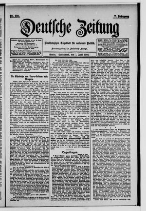 Deutsche Zeitung vom 07.06.1902