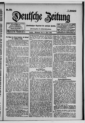 Deutsche Zeitung vom 11.06.1902