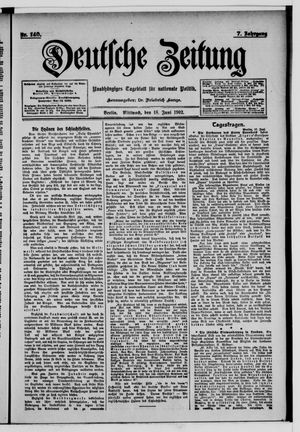Deutsche Zeitung vom 18.06.1902