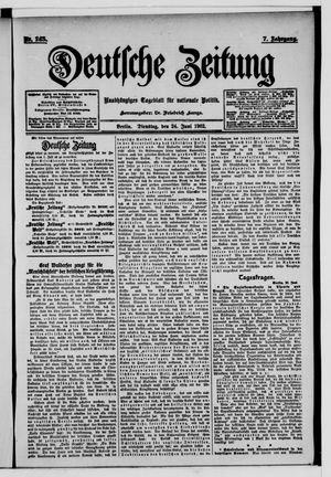 Deutsche Zeitung vom 24.06.1902
