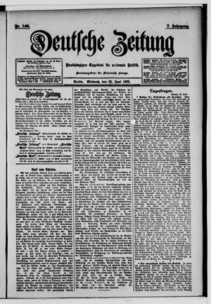 Deutsche Zeitung vom 25.06.1902
