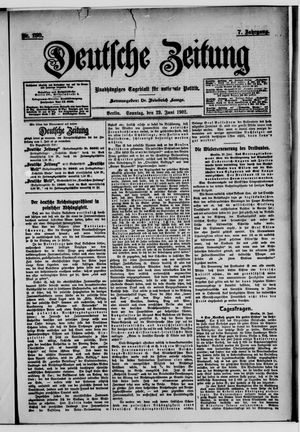 Deutsche Zeitung on Jun 29, 1902