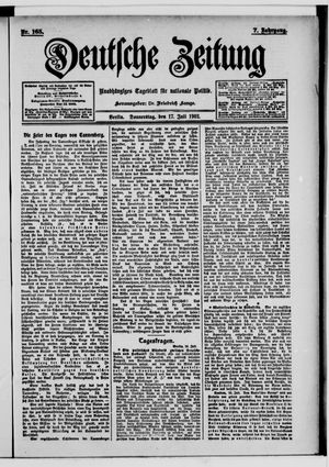 Deutsche Zeitung vom 17.07.1902