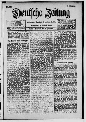 Deutsche Zeitung vom 26.07.1902