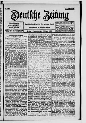 Deutsche Zeitung vom 07.08.1902