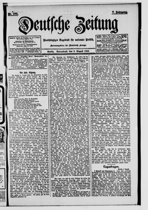 Deutsche Zeitung on Aug 9, 1902