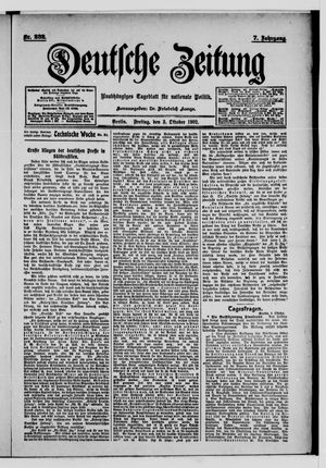 Deutsche Zeitung vom 03.10.1902
