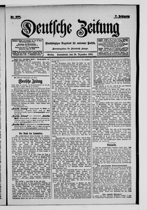 Deutsche Zeitung vom 20.12.1902