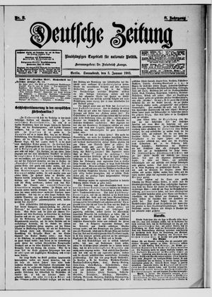 Deutsche Zeitung vom 03.01.1903