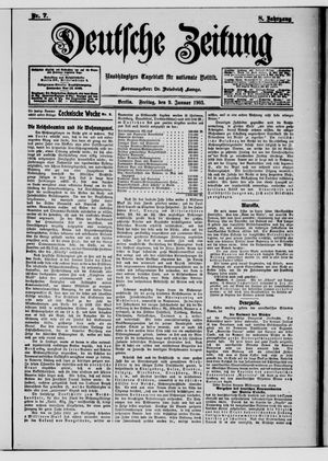Deutsche Zeitung on Jan 9, 1903
