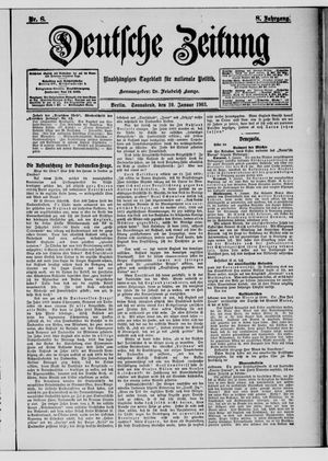 Deutsche Zeitung vom 10.01.1903