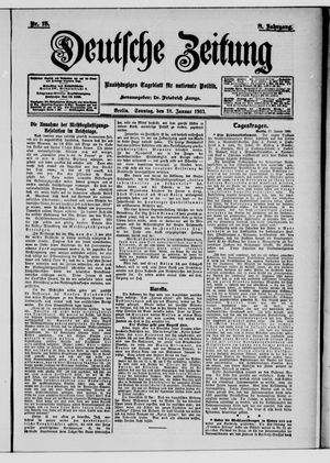 Deutsche Zeitung vom 18.01.1903
