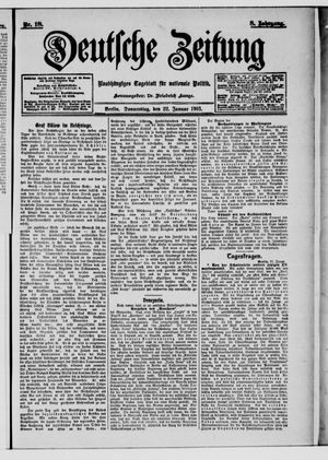 Deutsche Zeitung on Jan 22, 1903