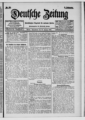 Deutsche Zeitung on Jan 24, 1903