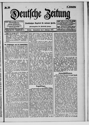 Deutsche Zeitung on Feb 7, 1903