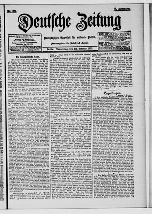 Deutsche Zeitung vom 12.02.1903