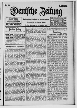 Deutsche Zeitung vom 24.02.1903