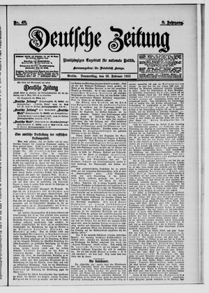 Deutsche Zeitung vom 26.02.1903