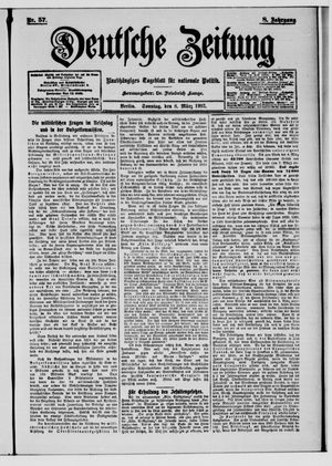 Deutsche Zeitung vom 08.03.1903