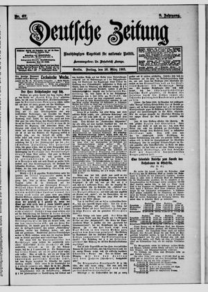 Deutsche Zeitung vom 20.03.1903