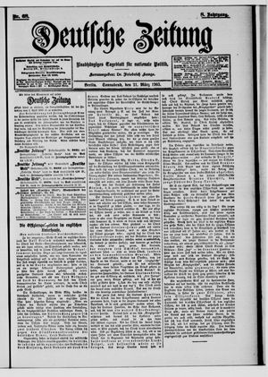 Deutsche Zeitung vom 21.03.1903