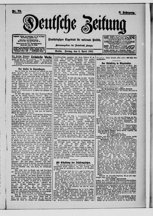 Deutsche Zeitung vom 03.04.1903