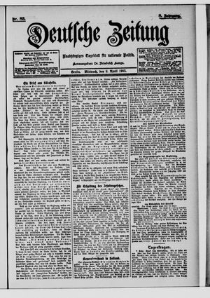 Deutsche Zeitung vom 08.04.1903