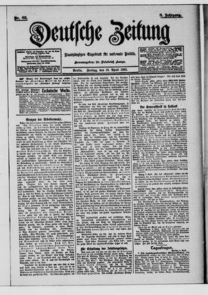 Deutsche Zeitung vom 10.04.1903